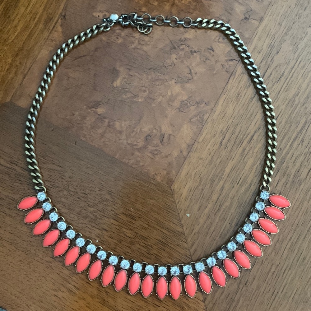 Pink J.Crew Statement Necklace